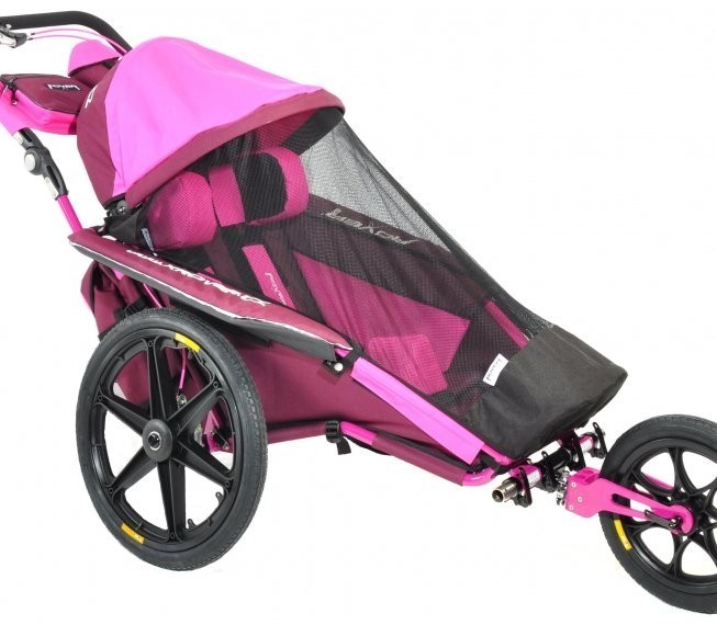 xROVER special needs stroller size M model ALL IN ONE - Pink - folding  seat and backrest